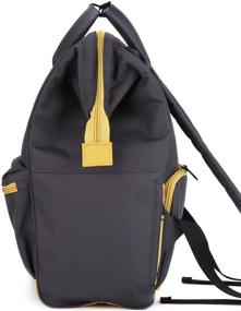 img 2 attached to Kah Kee Polyester Functional Anti Theft Backpacks in Laptop Backpacks