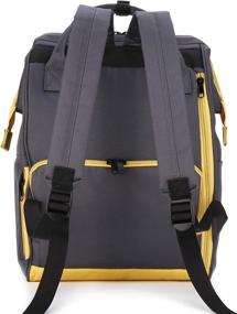 img 3 attached to Kah Kee Polyester Functional Anti Theft Backpacks in Laptop Backpacks