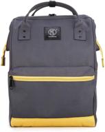 kah kee polyester functional anti theft backpacks in laptop backpacks logo