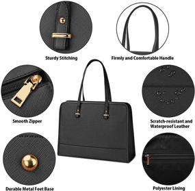 img 3 attached to 👜 Lightweight Leather Handbags for Women - Shoulder Crossbody Bags & Wallets