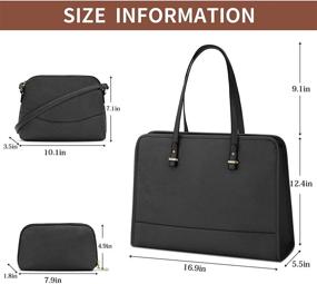 img 2 attached to 👜 Lightweight Leather Handbags for Women - Shoulder Crossbody Bags & Wallets
