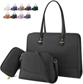 img 4 attached to 👜 Lightweight Leather Handbags for Women - Shoulder Crossbody Bags & Wallets