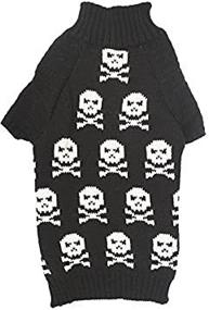 img 2 attached to 🐾 Lanyar Fashion Pet Clothes: Trendy Skull Print Sweater for Dogs and Cats