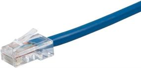 img 3 attached to 0.5ft Blue Monoprice Cat6 Ethernet Patch Cable - Network Internet Cord, RJ45, 550Mhz, UTP, Stranded, Pure Bare Copper Wire, 24AWG - Zeroboot Series