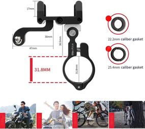 img 2 attached to Adjustable Motorcycle Handlebar Compatible Inches（Black）