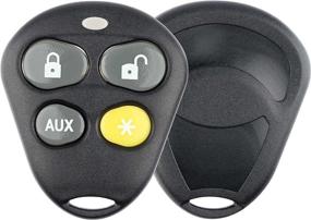img 3 attached to Protective Remote Shell Cover for KeylessOption Keyless Entry Car Key Fob with Button Pads - Compatible with Viper and Automate Alarms