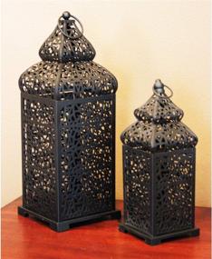 img 2 attached to Vela Lanterns Temple Moroccan Candle Home Decor
