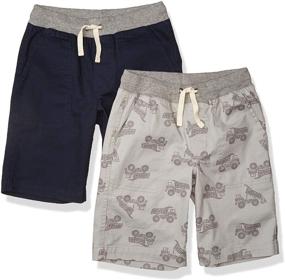 img 3 attached to 🩳 Comfort and Style: Amazon Essentials Boys' Pull-On Woven Shorts