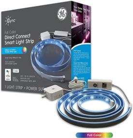 img 4 attached to 🌈 GE CYNC Smart Full Color LED Light Strip 80-Inches: Bluetooth/Wi-Fi Enabled, Google Home + Alexa Compatible: No Hub Needed! (Packaging May Vary)