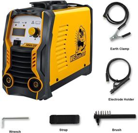 img 1 attached to High-performance Dual Voltage Mini MMA Welder with Digital Display - 200Amp ARC Stick Welding Machine - IGBT Technology - LCD Screen - Electrode Holder Work Clamp - Input Power Adapter Included