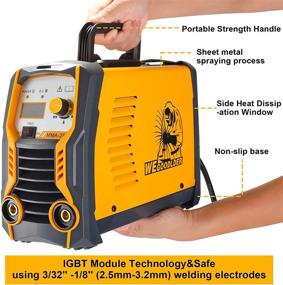 img 2 attached to High-performance Dual Voltage Mini MMA Welder with Digital Display - 200Amp ARC Stick Welding Machine - IGBT Technology - LCD Screen - Electrode Holder Work Clamp - Input Power Adapter Included