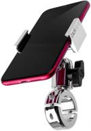tackform chrome motorcycle mount: enduro series rock solid holder for iphone and samsung devices - no slings required! logo