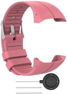 🏃 ruentech bands for polar m400 and m430 gps smart sports watch - soft silicone wristband replacement for enhanced sports performance logo