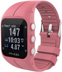 img 3 attached to 🏃 RuenTech Bands for Polar M400 and M430 GPS Smart Sports Watch - Soft Silicone Wristband Replacement for Enhanced Sports Performance