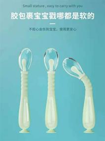 img 1 attached to Junjie Silicone Complementary Feeding Utensil