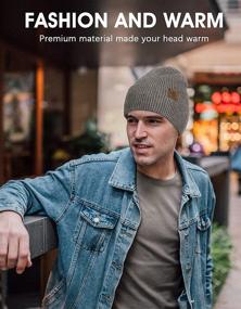 img 3 attached to 🧣 Cozy Knit Beanie Hat: Stylish, Soft, and Warm for Men and Women – Perfect Winter Gift!