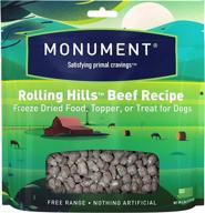 🐶 monument freeze dried dog food - raw superfood protein, all natural, limited ingredients for topper or treats logo