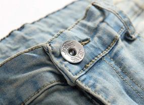 img 1 attached to 👖 Distressed Stretch Boys' Clothing and Jeans in GUNLIRE Blue
