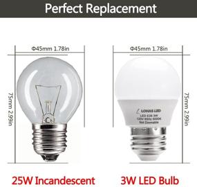 img 3 attached to 💡 3W LED Daylight Light Bulb by LOHAS - Equivalent to 3 Watt