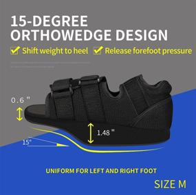 img 3 attached to 👣 Orthowedge Medical Orthopedic Foot Brace: Effective Post Op Shoe for Broken Toe Surgery (Medium)