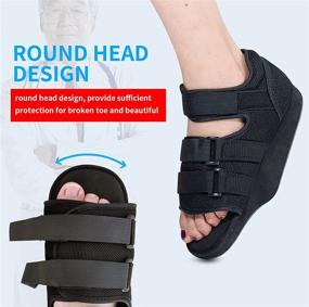 img 2 attached to 👣 Orthowedge Medical Orthopedic Foot Brace: Effective Post Op Shoe for Broken Toe Surgery (Medium)