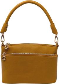 img 3 attached to 👜 Solene Stylish Handbag Crossbody Pockets: Trendy Women's Top-Handle Bags & Wallets