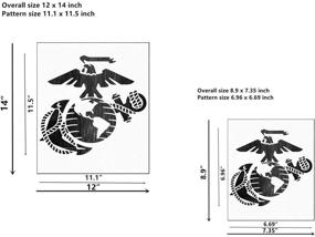 img 3 attached to OBUY Military Stencil（Set Painting Airbrush