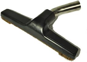 img 1 attached to 🔍 Premium Replacement Eureka Floor Brush with Curved Metal Swivel Elbow, Delicate Horsehair Bristles, 1 1/4" Fitting, Wide 10" Cleaning Path