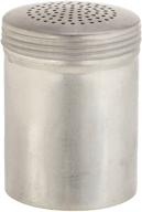 🧂 winco adrg 10h dredge 10 ounce aluminum: the perfect seasoning dispenser for culinary perfection! logo