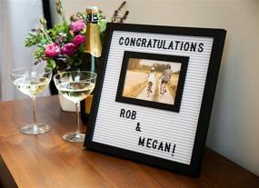 img 1 attached to 📸 Customizable Letterboard Photo Frame: Enhance Your Retail Store with Changeable Fixtures & Equipment