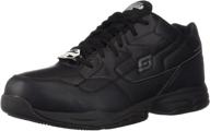 👞 skechers work men's felton black shoes for men logo