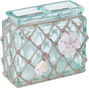 img 4 attached to 🚿 Stylish and Practical Avanti Linens Seaglass Collection Toothbrush Holder for a Multi-Purpose Bathroom