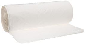 img 1 attached to 🛍️ Aluf Plastics CR3858W CRW LLDPE Star Seal Coreless Rolls Bag, 55-60 Gallon Capacity, 38x58, White (Pack of 100)