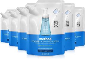 img 4 attached to 🧼 Method Foaming Hand Soap Refill: Sea Minerals, 28 oz, 6 Pack – Packaging May Vary