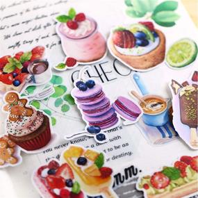 img 1 attached to 🎨 Everjoy Watercolor Trendy Dessert Planner Stickers: DIY Decals for Creative Scrapbooking, Journaling, and Crafts