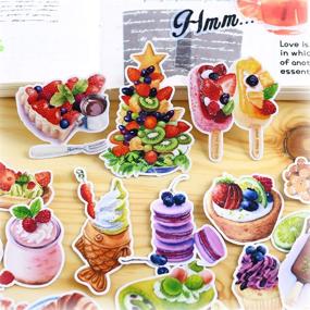 img 3 attached to 🎨 Everjoy Watercolor Trendy Dessert Planner Stickers: DIY Decals for Creative Scrapbooking, Journaling, and Crafts
