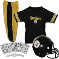 🏈 ncaa kids football uniform set by franklin sports - nfl youth football costume for boys & girls - includes helmet, jersey & pants логотип