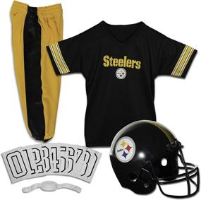 img 4 attached to 🏈 NCAA Kids Football Uniform Set by Franklin Sports - NFL Youth Football Costume for Boys & Girls - Includes Helmet, Jersey & Pants