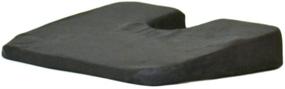 img 1 attached to 🪑 McCarthy's Sacro-Ease Komfort Kush Wedge Seat Support Cushion, Black