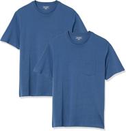 men's standard loose fit crewneck t-shirts & tanks - amazon essentials clothing logo