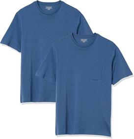 img 4 attached to Men's Standard Loose Fit Crewneck T-Shirts & Tanks - Amazon Essentials Clothing