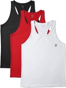 img 4 attached to 🏋️ Muscle-Building Sleeveless Athletic Men's Clothing by Runhit Workout