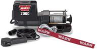 🚗 efficient vehicle-mounted electric winch: warn 92000 2000 series 12v dc utility winch with 1 ton pulling capacity logo