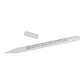 img 1 attached to 🖌️ Water Soluble Tailor's Gel Pen: Erasable Ink Fabric Marker for Sewing, Crafts, and Cloth Stitching (White)