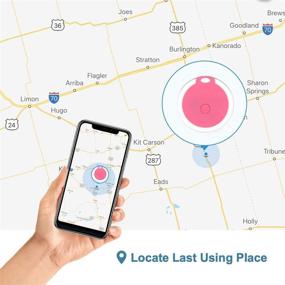 img 2 attached to GPS-переносной ключ-трекер 4 штуки для детей, животных, брелоков, кошельков, багажа - антипотерянный брелок с напоминанием сигнализации и селфи камерой - управление приложением для iOS и Android