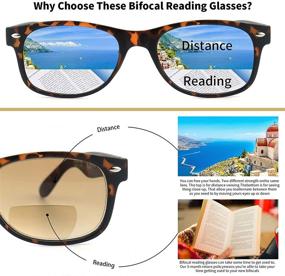 img 1 attached to Bifocal Reading Sunglasses Classsic Readers