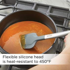 img 1 attached to All Clad Silicone Tools 5-Piece Ultimate Set: Perfect for Cooking, Baking, and Serving in Stainless Steel and Black