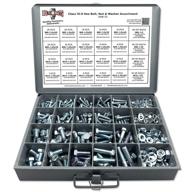 575-piece assortment kit of class 10.9 metric hex cap screws bolts, nuts, and washers logo