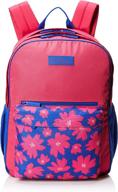 🎒 stylish and vibrant vera bradley colorblock backpack poppies for trendy individuals logo