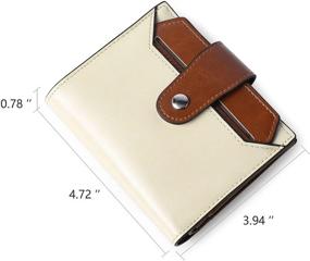 img 1 attached to BROMEN Wallets Leather Blocking Zipper Women's Handbags & Wallets and Wallets